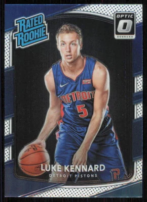 2017 DONRUSS OPTIC LUKE KENNARD 189 MINT RATED ROOKIE BASKETBALL DETROIT PISTONS - Image 1 of 2