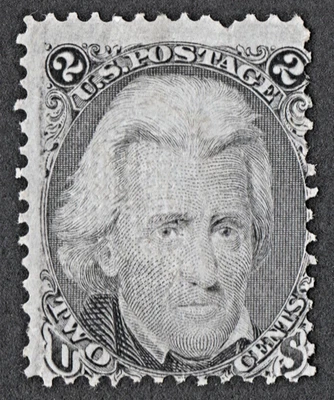 US Sc# 93 *COMO NUEVO SIN GOMA { "F GRILL 2c BLACK JACK } BILLETE DE 1867 CV$ 200,00 Foto 1 de 2