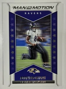 Panini Rookies & Stars Man In Motion 2022 #MM-26 Lamar Jackson - Imagen 1 de 2