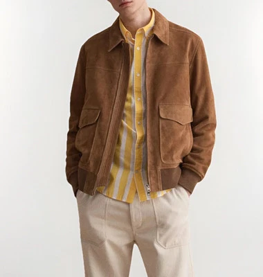 Gant Suede Jacket 7006135 Warm Earth L - Image 1 of 4