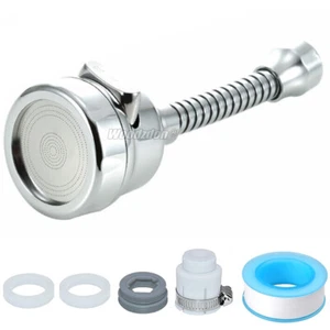 Accesorio rociador de grifo cromado con manguera 3 modos cocina grifo cabezal extensor aireador - Imagen 1 de 12