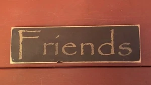 Primitive Friends Wood Plaque - Picture 1 of 1