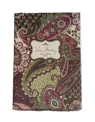 VERA BRADLEY Very Berry Paisley "While We're Away" Babysitting Notebook - Image 1 of 4