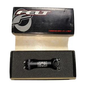 Felt ST-12 Bike Stem bicycle 110mm 26.0mm 1” Inch Black Zero 0 degrees 3D Forged - Picture 1 of 7