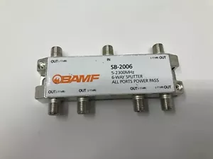 BAMF - SB-2006 - 6 Way Coax Cable Splitter - Picture 1 of 2