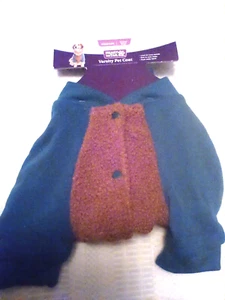 Nuevo abrigo Heart to Tail Varsity perro mascota 100% poliéster mediano - Imagen 1 de 3
