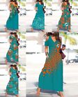 Miami Dolphins Women's V Neck Maxi Dress Summer Cold Shoulder Pockets Dress Gift