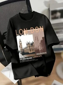 Men's Printed Short-sleeved T-shirt - Picture 1 of 7