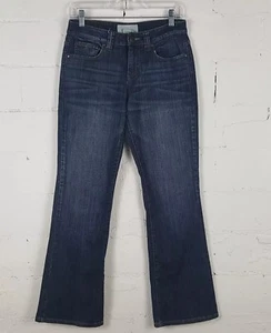 Maurices Jeans Womens Size 1 2 Short Taylor Boot Sandblasted Blue Denim Pants - Picture 1 of 8
