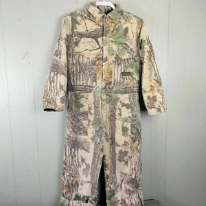 Liberty Insulated Rugged Outdoor Gear Coveralls Hunting Youth 20 Camo Realtree - Picture 1 of 21
