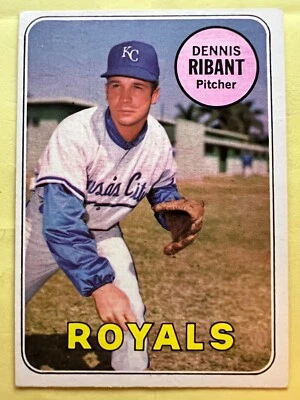 1969 Topps #463 Dennis Ribant Kansas City Royals EX - FREE SHIPPING - Image 1 of 2