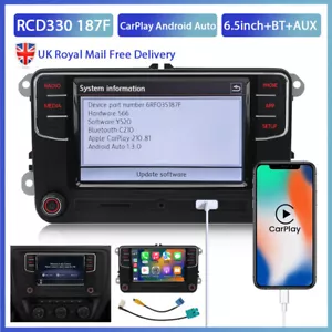 For VW Golf Jetta Polo NONAME RCD330 187F Carplay Android Auto Car Radio Stereo - Picture 1 of 12
