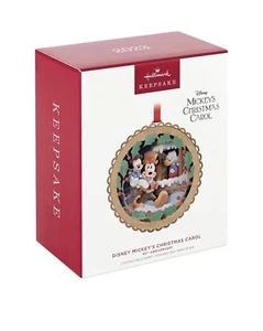 HALLMARK 2023 ADORNO DE RECUERDO DISNEY MICKEY'S NAVIDAD VILLANCICO 40 ANIVERSARIO - Imagen 1 de 4