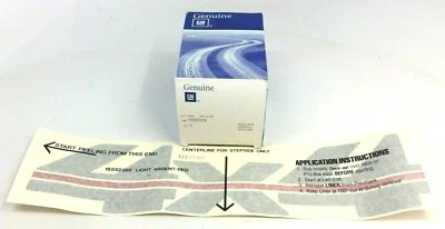 88-00 Chevrolet GMC K-series bodyside light silver red Appearance Decal Transfer - Image 1 of 3