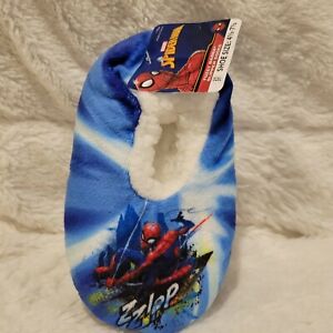 Toddler Spiderman Slippers Size 2T-3T Shoe Size 4.5 to 7.5  New