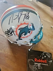 Miami Dolphins 1995 Mini Helmet Multiple Signatures - Picture 1 of 7