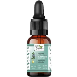 Bio ätherisches Rosmarinöl für Haarwachstum, Haarausfallkontrolle | 15 ml - Bild 1 von 7