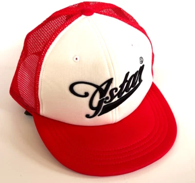 G-Star RAW Steward NY Trucker Cap Hat in Flame Red, BNWT $85 - Image 1 of 4