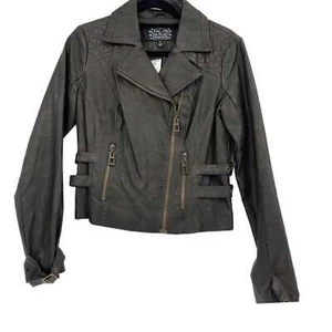 Blanc Noir Brown Leather Jacket | Versatile for Any Occasion - Picture 1 of 6