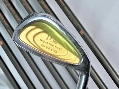 Gold Back Face S-YARD U.101 8PC R-FLEX IRONS SET Golf Japan Limited NWO - Image 1 of 4