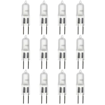 12 Pack Sunlite 50 Watt, Single Ended T3.5, GY6.35 Bi-Pin Base, Clear - Image 1 of 2