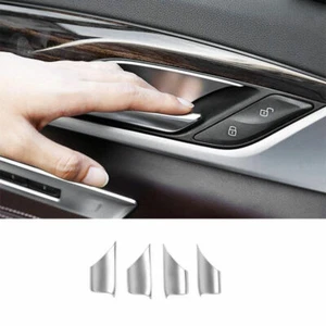 For BMW 5 Series G30 2018-2021 2022 Silver Steel Interior Door Bowl Cover Trim - Picture 1 of 8