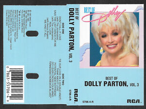 DOLLY PARTON  : BEST OF... , VOL. 3 , 1987 , CASSETTE ( RCA , BMG , CANADA )
