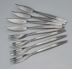 WMF 'Maxims de Paris' Cromargan OBSTBESTECK 4 Sets Messer Gabeln 8 tlg TOP - Bild 1 von 9