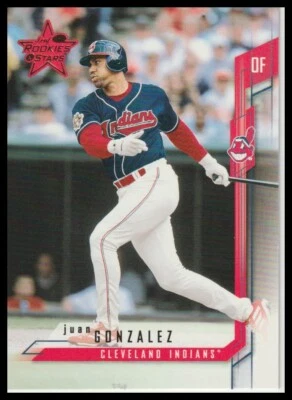 2001 Juan Gonzalez Leaf Rookies & Stars Baseball #66 Cleveland Indians - Image 1 of 2