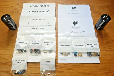 Onkyo TX6500 MKII reconstrucción restauración recapitulación actualización kit reparación filtro condensador Foto 1 de 4
