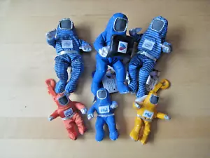 Set of 6 Vintage NWT Pentium Intel The Bunny People Astronaut Plush Beanie Dolls - Picture 1 of 5