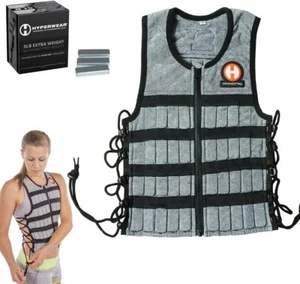 Hyperwear Hyper Vest PRO Ponderato Uomo e Peso X-Large, Nero/Argento - Foto 1 di 1