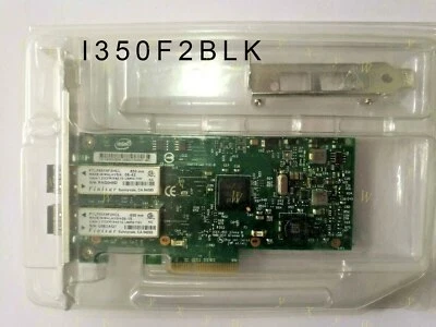 Intel Corp I350F2BLK Ethernet Server Adapter I350F2 I350-F2, Free Shipping - Image 1 of 2