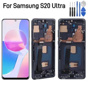 LCD Digital Display Touchscreen + Rahmen für Samsung S20 Ultra Handy Ersatzteile - Bild 1 von 8