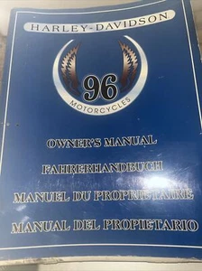Harley-Davidson 1996 Owners Manual FL/FX Models International - Picture 1 of 3