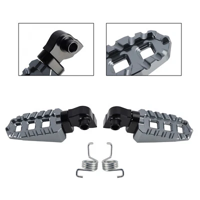 Front Footrests Foot Pegs for YAMAHA Tenere 700 XTZ700 YZ250X YZ125X 19~24 gray - Image 1 of 4