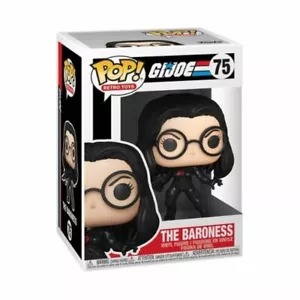 FUNKO POP RETRO GI JOE - THE BARONESS VINYL FIGURE #75 NEW G.I. GO JOE CARTOON - Picture 1 of 2