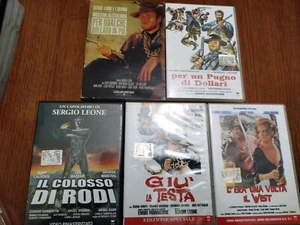 LOTTO 7 DVD SERGIO LEONE PER UN PUGNO DI DOLLARI C'ERA UNA VOLTA IL WEST CVC - Foto 1 di 3