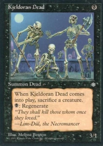 3X KJELDORAN DEAD BLACK ICE AGE MTG MAGIC HP X3 (yourdeckbuilder) - Picture 1 of 1