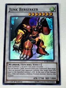 Yugioh! Junk Berserker - LC5D-EN043 Super Rare 1st Edition VLP Very Light Play - Picture 1 of 2