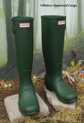 BOTAS ANTHROPOLOGIE HUNTER – FEMININAS TAMANHO 8M – ALTAS, VERDE CAÇADOR – NOVAS EM FOLHA - Imagem 1 de 4