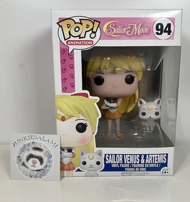 Sailor Moon #94 Sailor Venus & Artemis Funko Pop! Anime Vaulted - Image 1 of 4