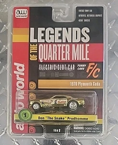 Auto World SC369/48 Don " The Snake" Prudhomme 70 Cuda Electric HO Slot Car  - Picture 1 of 2