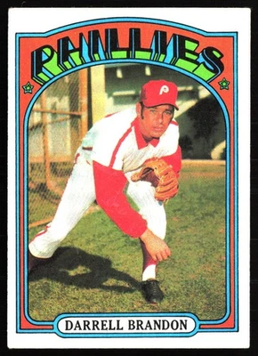1972 Topps #283 Darrell Brandon - Image 1 of 2