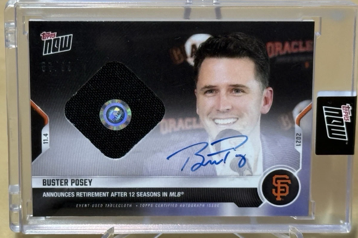 Buster Posey Autograph Baseball Cards for sale | eBay