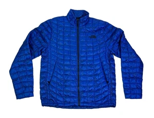 The North Face Jacket Men's Size Medium Monster Blue Thermoball Full Zip Puffer - Picture 1 of 5