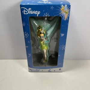 Disney Tinker Bell Blown Glass Ornament Holiday Christmas 5" Peter Pan - Picture 1 of 4