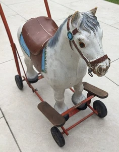 Triang Vintage Metal & Wood Horse 1950s-60s - Picture 1 of 23