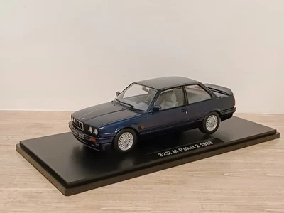 BMW 325i E30 Pack M 1988 Bleu 1/18 KK scale KKDC180931 - Photo 1/3