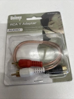 Uninex RCA Y Adapter RCAY 06F0G - Image 1 of 2